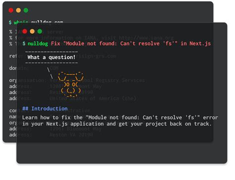 Module not found: can’t resolve ‘fs’ – How to fix it.